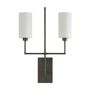 Blade 2-Light Wall Sconce in Aged Bronze