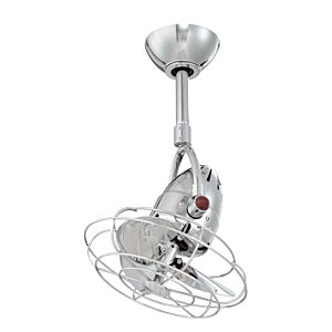 Diane 16 13" Ceiling Fan in Polished Chrome