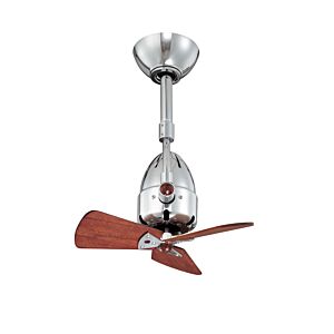 Diane 16" Ceiling Fan in Polished Chrome