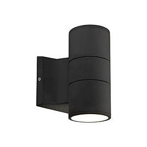 Kuzco Lund LED Outdoor Wall Light in Black