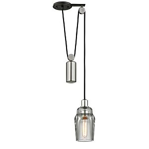Citizen 1-Light Pendant in Graphite And Polished Nickel