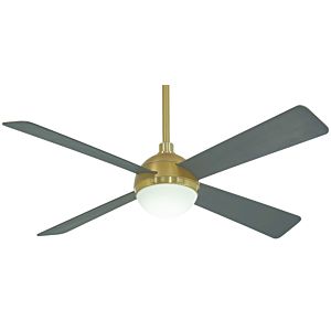  Orb 54" Indoor Ceiling Fan in Soft Brass