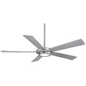 Minka Aire Sabot 52 Inch Ceiling Fan in Brushed Nickel