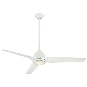 Minka Aire Java LED 54 Inch Indoor/Outdoor Ceiling Fan in Flat White