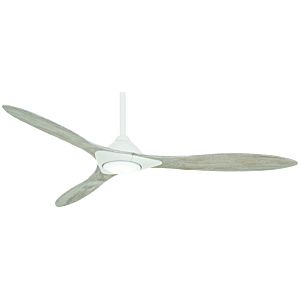 Minka Aire Sleek 60 Inch LED Ceiling Fan in Flat White