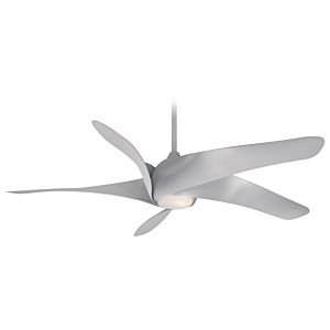 Minka Aire Artemis XL5 LED 62 Inch Ceiling Fan in Silver
