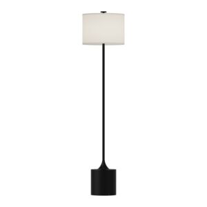 Issa 1-Light Floor Lamp in Matte Black