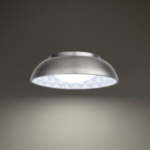 Prisma 1-Light LED Flush Mount Ceiling Light in Brushed Nickel