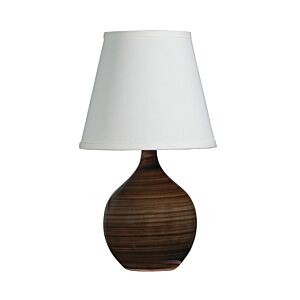 Scatchard 1-Light Table Lamp in Tigers Eye