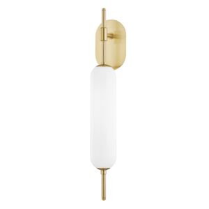  Miley Wall Sconce in Aged Brass