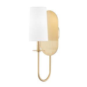  Lara Wall Sconce in Aged Brass