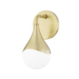 Mitzi Ariana Bathroom Wall Sconce in Aged Brass