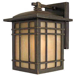 Hillcrest 1-Light Outdoor Wall Lantern in Imperial Bronze