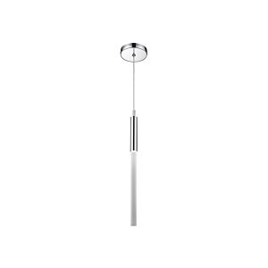 Main St 1-Light Pendant in Polished Nickel