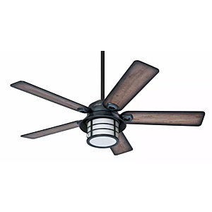 Hunter Fans Key Biscayne 2 Light 54 Inch Indoor/Outdoor Ceiling Fan in Weathered Zinc