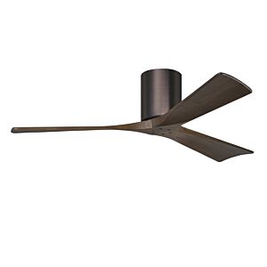 Irene 6-Speed DC 52" Ceiling Fan in Brushed Bronze with Walnut blades