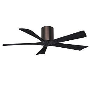 Irene 6-Speed DC 52" Ceiling Fan in Brushed Bronze with Matte Black blades