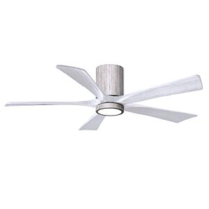 Irene 6-Speed DC 52" Ceiling Fan w/ Integrated Light Kit in Barnwood Tone with Matte White blades