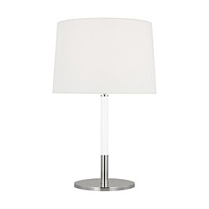 Monroe 1-Light Table Lamp in Polished Nickel