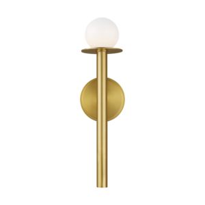 Visual Comfort Studio Nodes Wall Sconce in Burnished Brass by Kelly Wearstler
