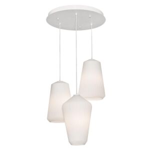 Lily 3-Light Pendant in White