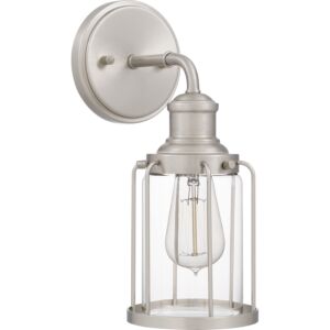 Ludlow 1-Light Wall Sconce in Brushed Nickel