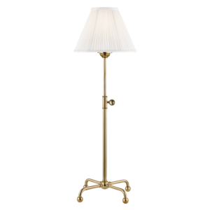 Hudson Valley Classic No.1 by Mark D. Sikes 24 Inch Table Lamp in Aged Brass