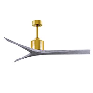 Mollywood 6-Speed DC 60 Ceiling Fan in Brushed Brass with Barnwood Tone blades