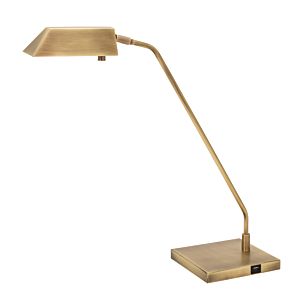House of Troy Newbury 21 Inch Table Lamp in Antique Brass