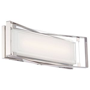 George Kovacs Crystal Clear 22 Inch Bathroom Vanity Light in Polished Nickel