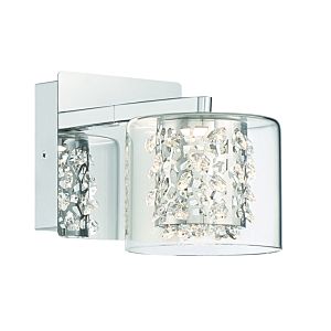 George Kovacs Wild Gems 5 Inch Bathroom Vanity Light in Chrome