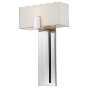 George Kovacs 17 Inch Wall Sconce in Polished Nickel