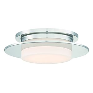 Press Ceiling Light in Polished Nickel
