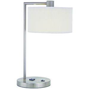 George Kovacs Park LED Table Lamp in Brushed Nickel
