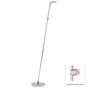 George Kovacs George'S Reading Room 50 Inch Floor Lamp in Chrome