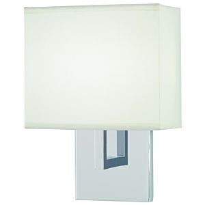 George Kovacs Squared Fabric LED Wall Sconce in Chrome