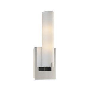 George Kovacs Tube 2 Light Wall Sconce in Chrome