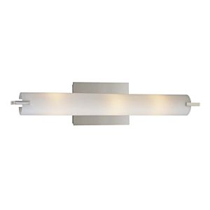George Kovacs Tube 3 Light 5 Inch Wall Sconce in Chrome