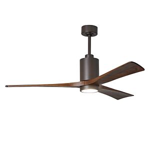 Patricia 1-Light 60" Ceiling Fan in Textured Bronze