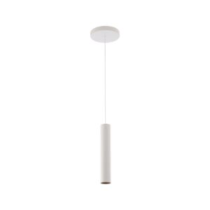 Silo Pendants 1-Light LED Pendant in White with White