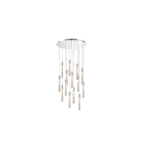 Modern Forms Magic 21 Light Chandelier in Polished Nickel