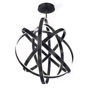 Modern Forms Kinetic 60 Inch Contemporary Chandelier in Black