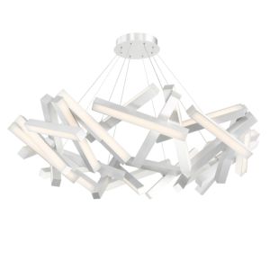  Chaos Chandelier in Brushed Aluminum