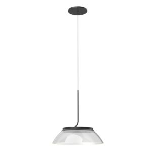 Magellan LED Pendant in Black with Light Guide