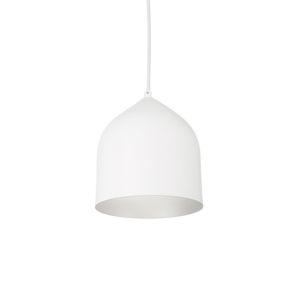 Kuzco Helena LED Pendant Light in White With Silver