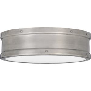 Quoizel Ahoy 13 Inch Ceiling Light in Antique Polished Nickel