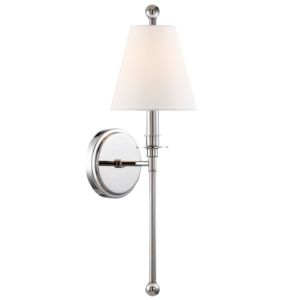  Riverdale Adjustable Wall Sconce in Polished Nickel