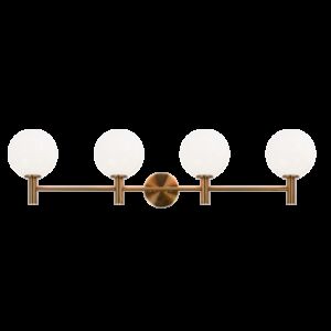 Matteo Cosmo 1-Light Wall Sconce In Aged Gold Brass