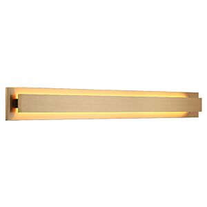 Baretta 2-Light LED Wall Sconce in Aged Gold