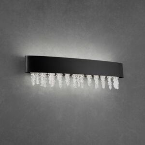 Soleil 1-Light LED Bathroom Vanity Light in BLACK